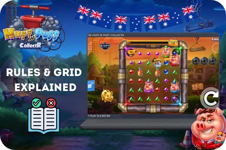 Huff n Puff CollectR basic rules and grid layout guide